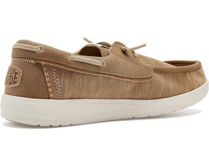 Hey Dude Kids Wells Classic легкие повседневные ботинки с эластичными шнурками