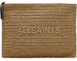Большой клатч AllSaints Bettina Paper из бумаги