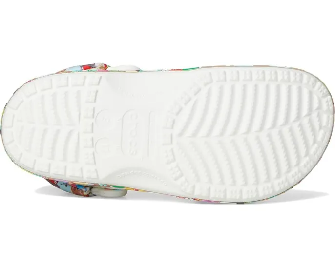 Классические кроксы Crocs с принтом Squishmallows и большими шармами