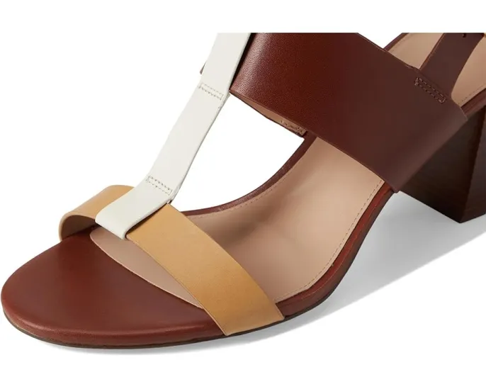 Сандалии Cole Haan Josie T-Strap с квадратным каблуком и регулируемой пряжкой