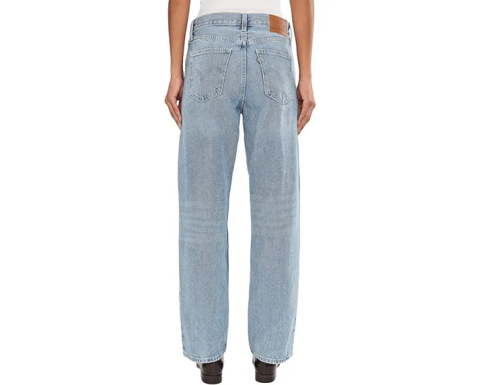 Джинсы Levi's Dad Jean с резинкой на талии и прямым кроем