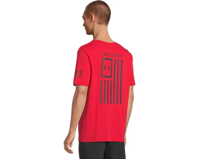 Футболка Under Armour New Freedom Flag из мягкого хлопкового материала