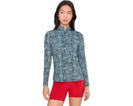 Лонгслив Jamie Sadock Sunsense с сетчатым принтом и застежкой на четверть