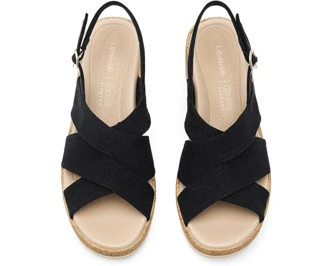 Сандалии LifeStride Rye Slingback на платформе с технологией Bzees Air Step