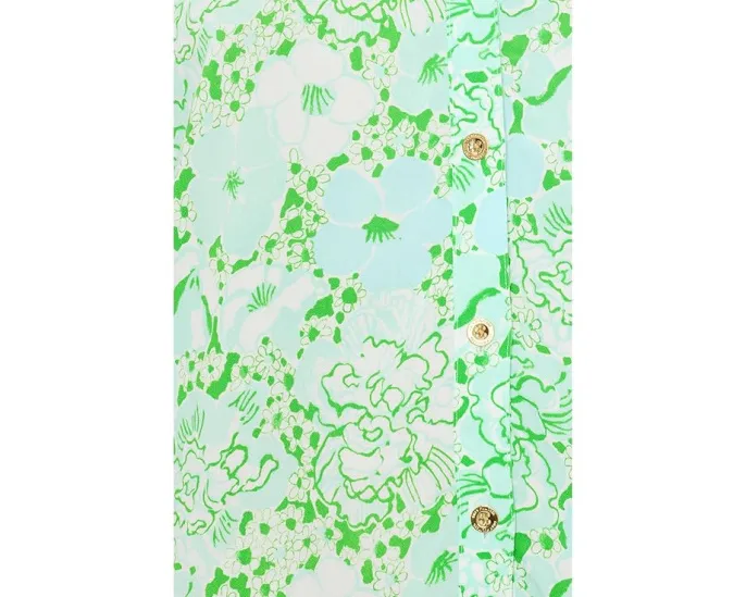 Туника Shaley Tunic Dress Lilly Pulitzer с воротником рюш и пуговицами