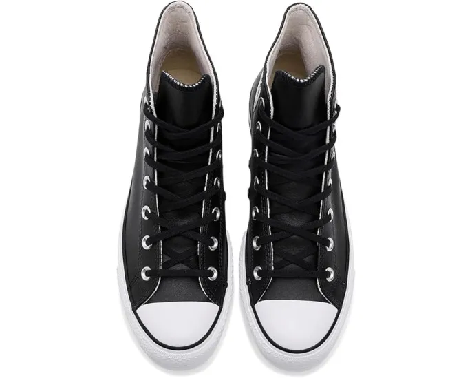 Converse Chuck Taylor All Star высокие кожаные кроссовки на платформе