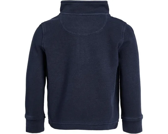 Детская кофта Vineyard Vines с крашением в изделии и застежкой-молнией на четверть