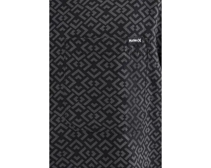 Hurley Aero Рубашка с коротким рукавом и принтом по всей поверхности