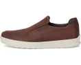 Кеды slip-on ECCO Byway из нубука коричневые