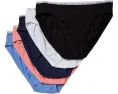 Бикини Calvin Klein 5 штук Signature Cotton хлопковые