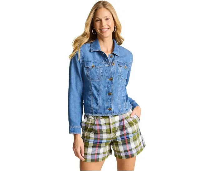Tommy Bahama Chambray O'Lei куртка из денима