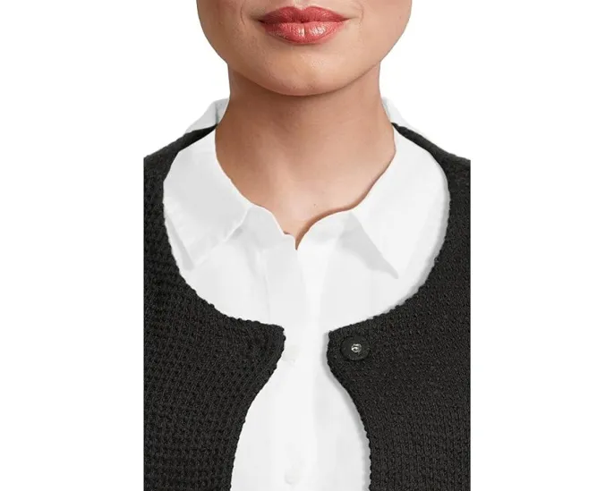 Жакет из органического хлопка с круглым вырезом от Eileen Fisher