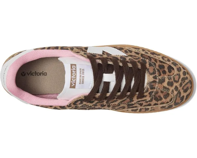Кроссовки Berlin Leopard Suede victoria с принтом леопарда и замшевым верхом