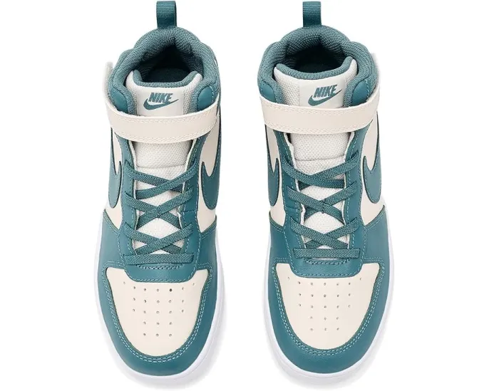 Кроссовки Nike Kids Court Borough Mid 2 для младших детей с застежкой на липучке
