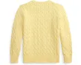 Свитер с косой из хлопка Polo Ralph Lauren Kids для детей