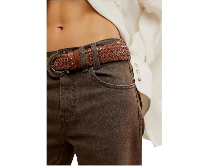 Джинсы Free People Risk Taker Mid-Rise Straight с прямым кроем и средней посадкой