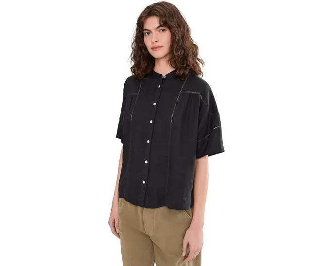 Блуза Luna с кружевными деталями от Faherty