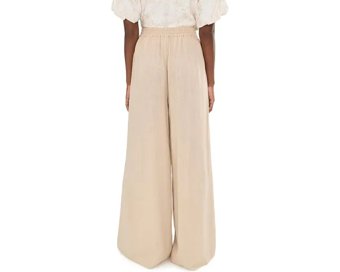 Широкие брюки Vince Camuto с карманами на высокой посадке и эластичным поясом