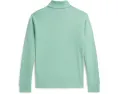 Полузип Polo Ralph Lauren Kids худи из интерлока с вышитым пони на груди