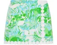 Шорты-юбка Mini Michelina Skort с цветочным принтом для девочек Lilly Pulitzer Kids