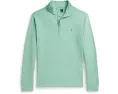 Полузип Polo Ralph Lauren Kids худи из интерлока с вышитым пони на груди