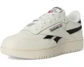 Reebok Lifestyle Club C Double женские кеды с кожаным верхом и массивной резиновой подошвой