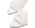 Journee Collection Feather Босоножки синие на плоском ходу с открытым носком