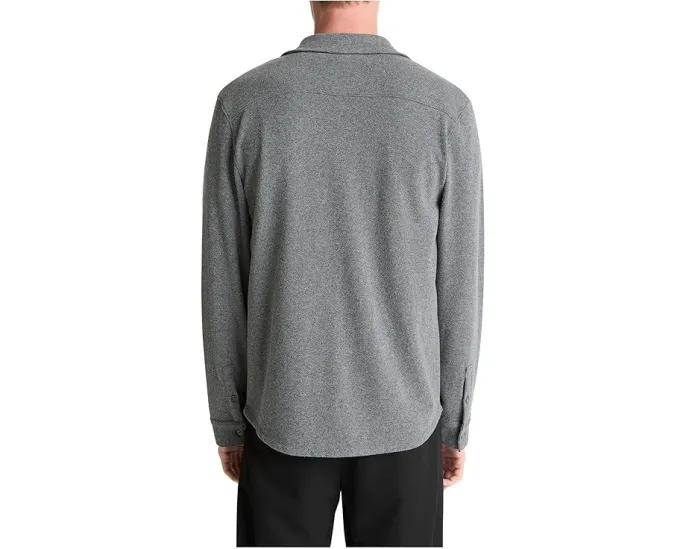 Рубашка Vince Solid Knit из мягкого вельветового вельветона