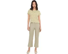 Футболка Toad&Co Foothill Pointelle с коротким рукавом и кружевным краем