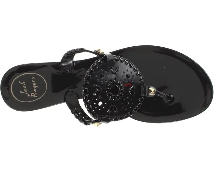 Сандалии Jack Rogers Georgica Jelly из искусственного материала с перфорацией
