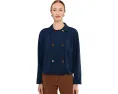 Long Sleeves Double Breasted Crop Jacket