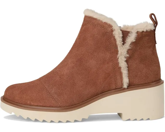 Ботинки TOMS Maude на платформе из замши с боковой молнией