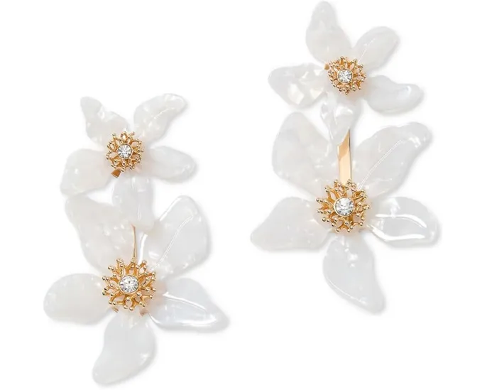 Серьги Lilly Pulitzer Plumes In Bloom трансформируемые из студий в подвески