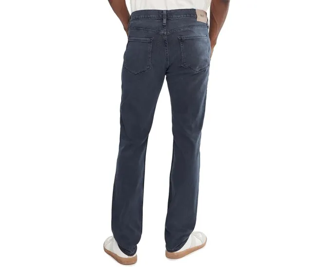 Джинсы Paige Federal Slim Straight из ткани Transcend в серо-голубом оттенке