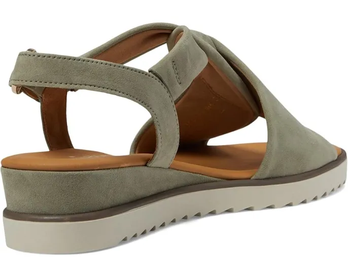 Сандалии Gabor 42.751 из замши с витым ремешком и застежкой на пряжку