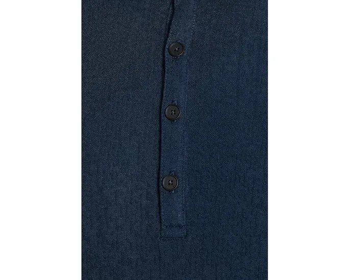 Футболка John Varvatos Egon Henley с планкой на четырех пуговицах