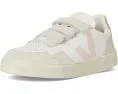 Детские кроссовки VEJA Small V-90 из кожи с застежкой на липучках