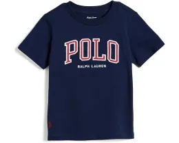 Детская футболка Ralph Lauren с логотипом из хлопкового джерси
