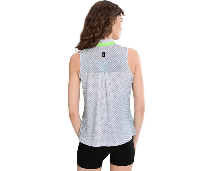 Jamie Sadock Топ без рукавов с принтом Optic Dot и молнией