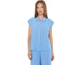 Полосатая рубашка Petite Striped Gauze Resort от NIC+ZOE из хлопка