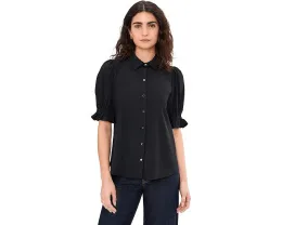 Блуза Liverpool Los Angeles с пышными рукавами до локтя и застежкой на кнопках