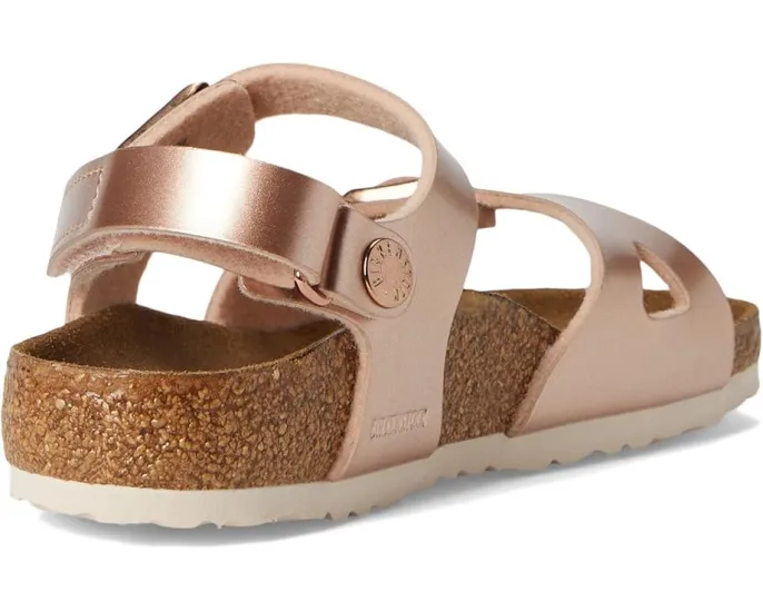 Детские сандалии Birkenstock Rio с липучкой и пробковой стелькой