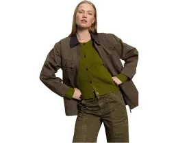 Sanctuary куртка Barn Jacket в стиле ранчо из хлопка с четырьмя карманами