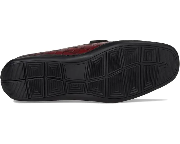Лоферы Stacy Adams Embrey Moc Toe Driver с принтом крокодила