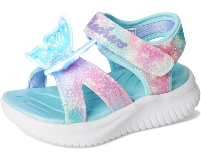 Skechers Детские сандалии Jumpsters Butterfly Brites со светящейся подошвой