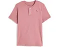 Футболка Essential Henley Tee от abercrombie kids с классической посадкой