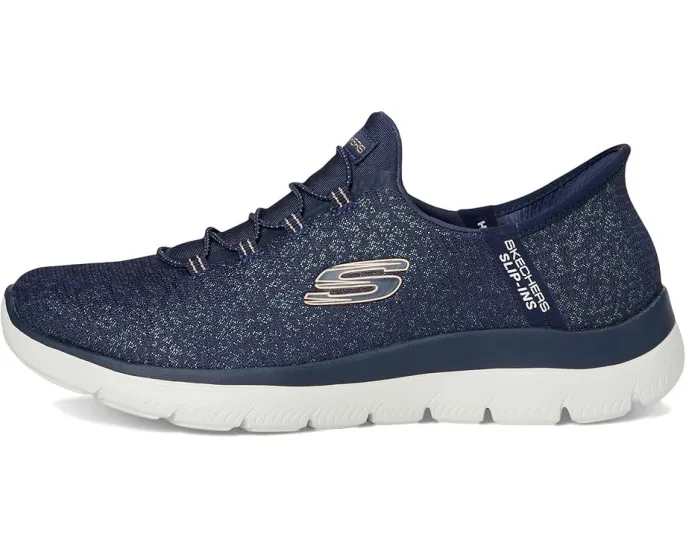 Веганские кроссовки SKECHERS Summits Lunar Glow Hands Free Slip-Ins
