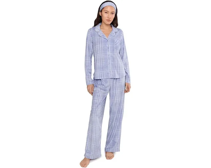 Пижамный комплект Petite Minky Fleece с принтом от Karen Neuburger