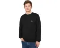Толстовка Lacoste из флиса с круглой горловиной и органическим хлопком