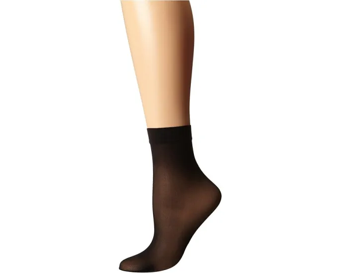 Носки Wolford Individual 10 с двойной оплеткой из эластана и матовым эффектом